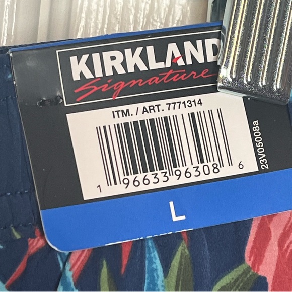 Kirkland Men’s Swim Shorts Sz L Hawaiian Tropical Print NWT - Picture 11 of 16